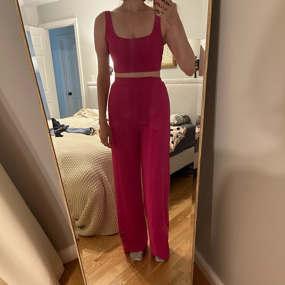Lulu’s Two-Piece Wide-Leg Jumpsuit
